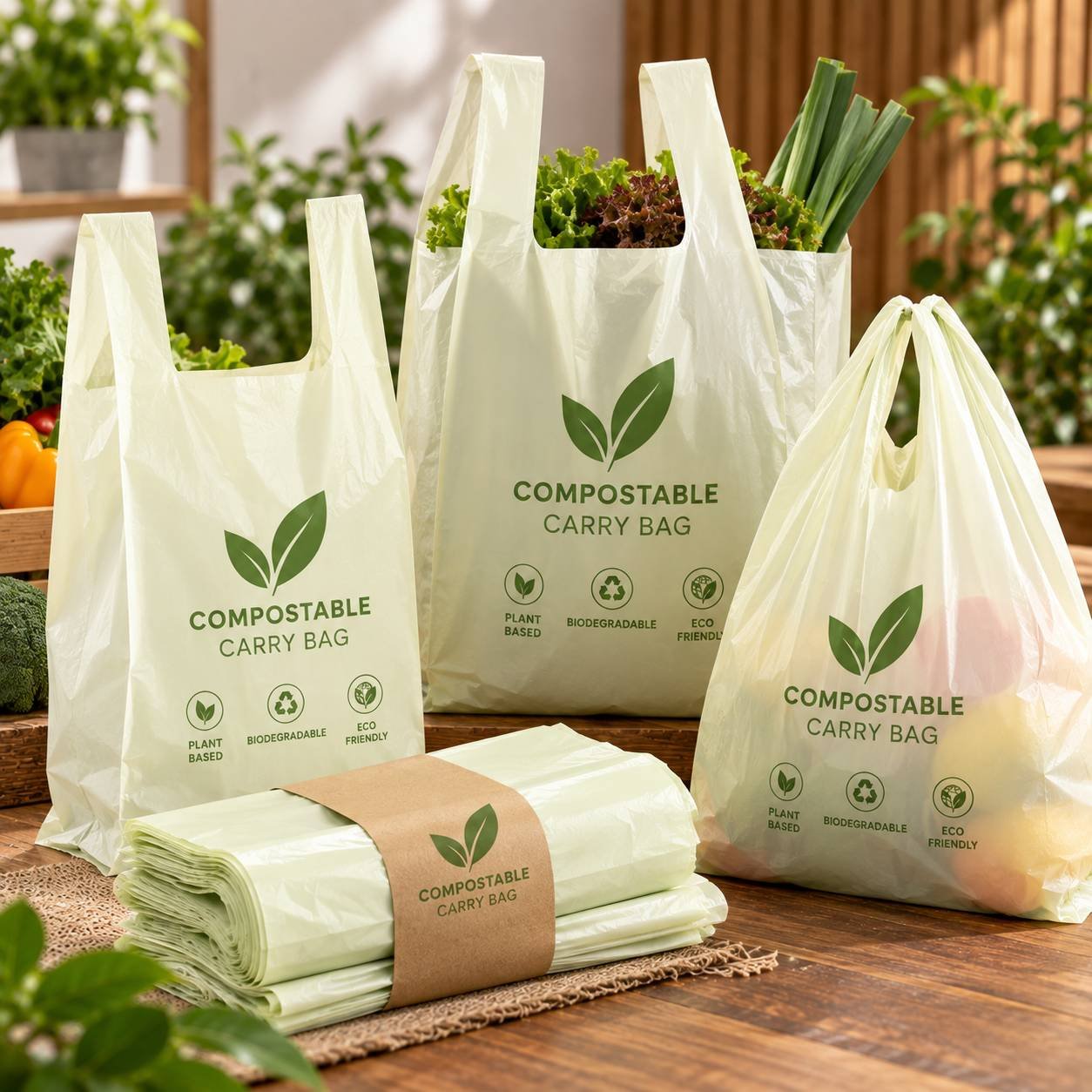 Compostable Carry Bags